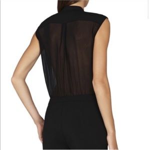 BCBG Max Azria Arial Tuxedo jumpsuit.